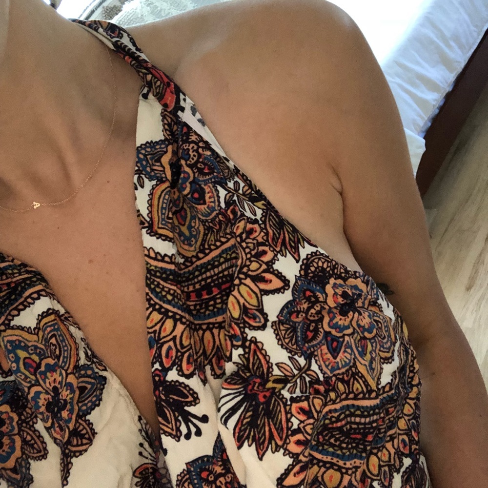 Free people paisley crop top